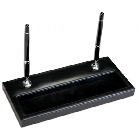 Dacasso Leather Double Pen Stand A1012